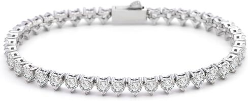 SDA مثلج خارج الماس تنس سلسلة أساور الفولاذ المقاوم للصدأ المياه والدليل لا تتلاشى أبدا 3.0mm / 4.0mm جولة 5A أساور زركونيا مكعب للنساء والرجال in Kuwait