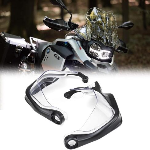 لـ F800GS F900GS F 800 GS F 900 GS f800gs f900gs 2024 2025 واقي مقود الدراجة النارية ABS المقود مقاوم للرياح واقي اليد للفرامل (مجموعة كاملة سوداء) in Kuwait