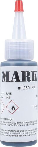 مجموعة وسادة الطوابع ذات الوجهين من ExcelMark Mark II للطوابع المطاطية - تتضمن 2 أونصة. الحبر (الأزرق) in Saudi Arabia