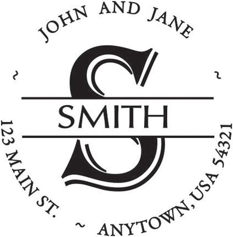 Custom Monogram Stamp - with 5cc Ink Bottle (A43) in Saudi Arabia