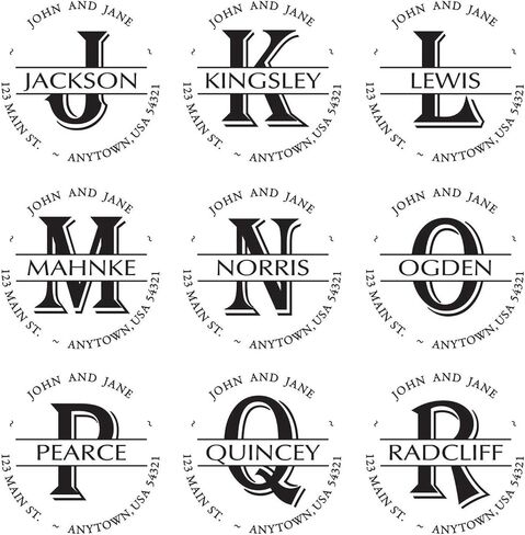Custom Monogram Stamp - with 5cc Ink Bottle (A43) in Saudi Arabia