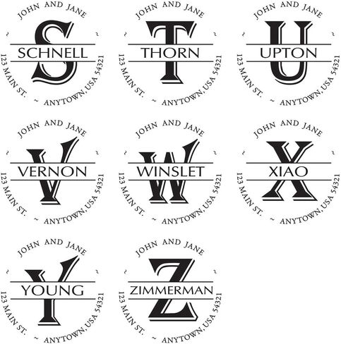 Custom Monogram Stamp - with 5cc Ink Bottle (A43) in Saudi Arabia