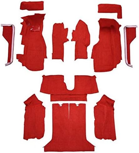 ACC Automotive Carpet Compatible with 1984 to 1987 Chevrolet Corvette, Coupe, Complete Kit with Pad (801-Black Plush Cut Pile) in Saudi Arabia