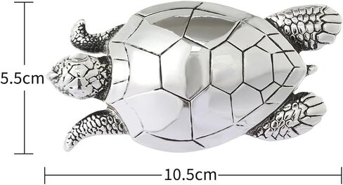 حزام أبازيم للرجال إبزيم حزام رعاة البقر الغربي على شكل سلحفاة للرجال، إبزيم حزام رعاة البقر، إبزيم حزام غربي، فضي in Kuwait