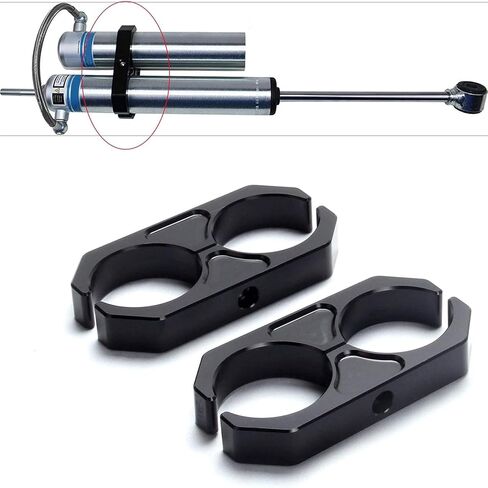 حامل بمشبك خزان عن بعد 2.0 بوصة، دعامة ألومنيوم CNC Billet T6، متوافق مع صدمات الطرق الوعرة Bilstein 5160 B8، 4 عبوات in Kuwait