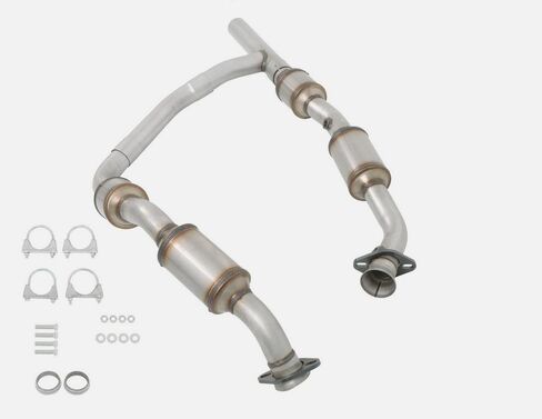 Left & Right Catalytic Converter Kit Replacement for Ford E-150 E-250 Econoline V8 4.6L 2005-2007 Replace 6C2Z5E212AA 6C2Z5E212AB (EPA Compliant) OBD-II Approved in Saudi Arabia