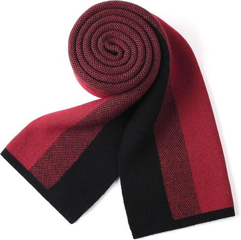 وشاح كشمير شتوي للرجال خفيف الوزن وناعم ودافئ للرجال - أوشحة كاجوال للعمل والسفر في عطلة نهاية الأسبوع للرجال in Kuwait