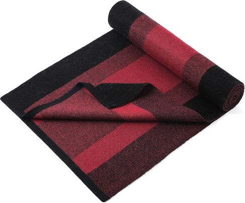 وشاح كشمير شتوي للرجال خفيف الوزن وناعم ودافئ للرجال - أوشحة كاجوال للعمل والسفر في عطلة نهاية الأسبوع للرجال in Kuwait