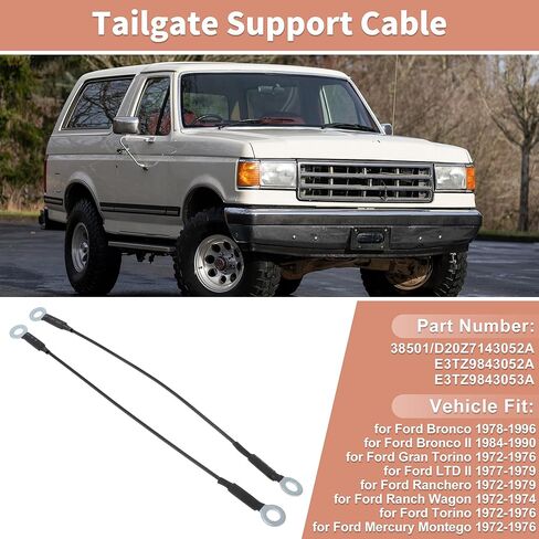 No.38501/D20Z7143052A Tailgate Support Cable for Ford Bronco for Ford Gran for Ford Ranchero for Ford Ranch Wagon for Ford Torino for Ford for Mercury Montego Tailgate Lift Cable in Saudi Arabia