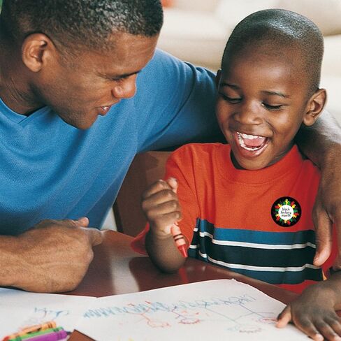 20 Sheets Black History Month Stickers Decals BHM Party Favors Black History Party Supplies African American Heritage Party Circle Sticker Labels | African American Festival Decorations in Kuwait