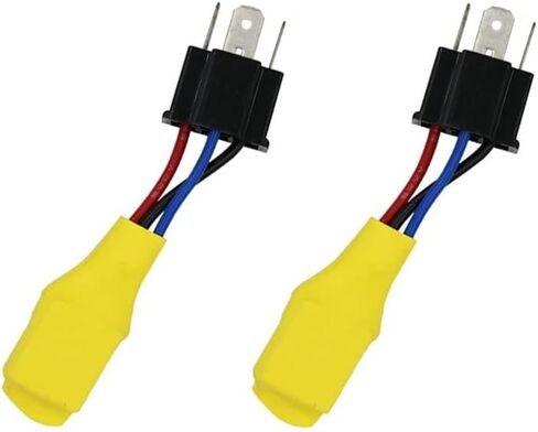 YSY 2Pcs Car H4 HID Capacitor Decoder Plug and Play Error Free Warning Canceller Anti-Power Leakage Module Load Resistor NO Flickering(A) (H4 Decoder-1) in Saudi Arabia
