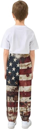 Kids Sweatpants Vintage Paint American Print, Boys Girls Casual Sports Pants Thick 3T in Saudi Arabia