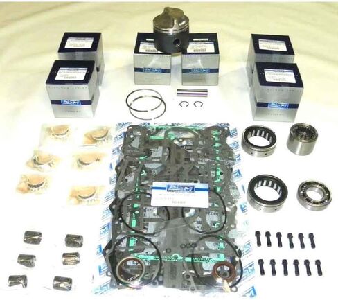 مجموعة إعادة بناء رأس الطاقة ذات التدفق المتقاطع القياسي Rareelectrical المتوافقة مع Johnson/Evinrude 6 Cyl 3.625 Big Bore Cross Flow 175Hp 1980-1985 حسب أرقام الأجزاء 100-140-10 in Saudi Arabia