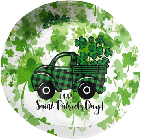 LONEA St. Patrick's Day Shamrock Bucket Hat Wide Brim Hat Fisherman Hats Fashion Holiday Outdoor Hats for Men and Women in Saudi Arabia
