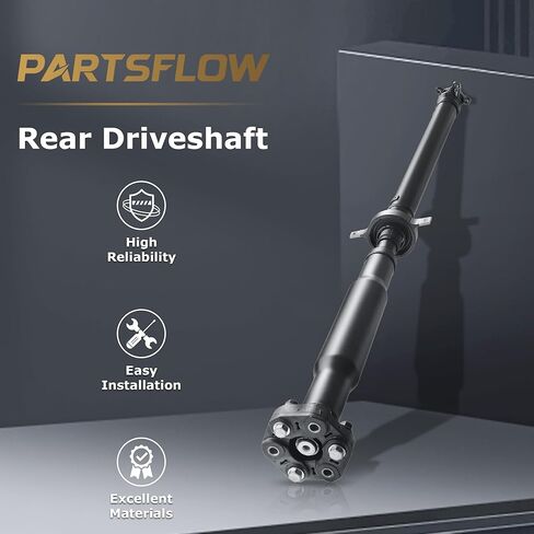 PartsFlow 56.3 بوصة عمود محرك خلفي من الفولاذ، عمود محرك عمود دعامة متوافق مع 2006 BMW 325i لـ 2007 2008 2009 2010 2011 2012 2013 BMW 328i 936-339 in Kuwait