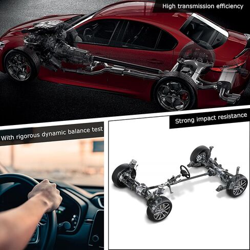 PartsFlow 56.3 بوصة عمود محرك خلفي من الفولاذ، عمود محرك عمود دعامة متوافق مع 2006 BMW 325i لـ 2007 2008 2009 2010 2011 2012 2013 BMW 328i 936-339 in Kuwait