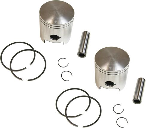 SPI, 09-715N, 2 Standard Bore Piston Kits for Polaris 440 L/C Sleds Many 1992-1998 - 67.72mm in Saudi Arabia
