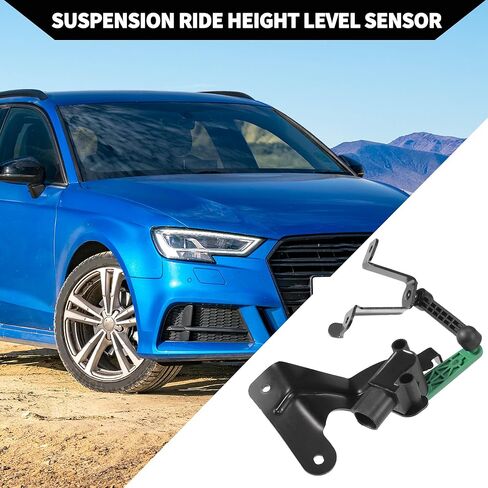 No.5Q0512521G مستشعر مستوى ارتفاع التعليق لسيارة Audi A3 2015-2020 / مستشعر مستوى المصباح الخلفي الأيسر / معدن متين / 1 قطعة أسود in Saudi Arabia