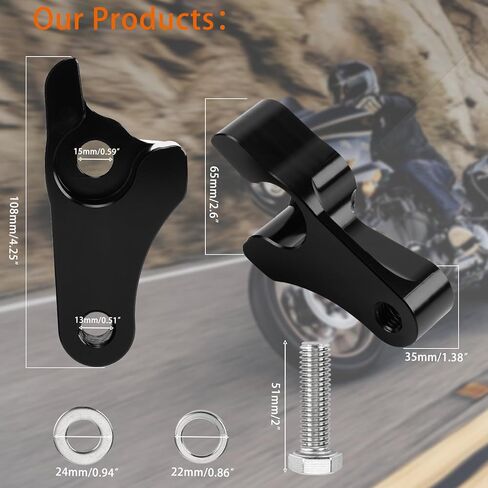 طقم خفض الدراجة النارية، ملحقات جولة خلفية قابلة للتعديل مقاس 2 بوصة تناسب 2017-2025 Electra Road King Street Glide Ultra Limited CVO in Kuwait