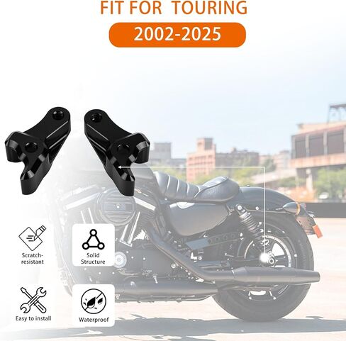 طقم خفض الدراجة النارية، ملحقات جولة خلفية قابلة للتعديل مقاس 2 بوصة تناسب 2017-2025 Electra Road King Street Glide Ultra Limited CVO in Kuwait