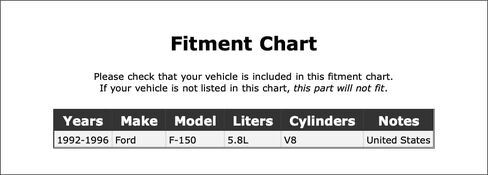 مجموعة شماعات مضخة الوقود متوافقة مع Ford F-150 5.8L V8 1996 1995 1994 1993 1992 P-5440603 in Kuwait