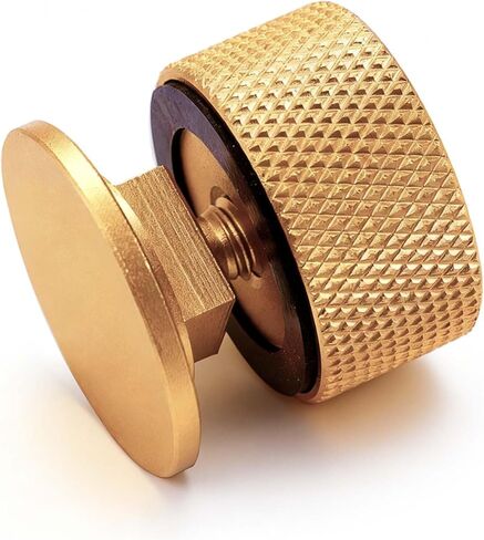 8 قطع من مثبتات خوذة اللحام المصنوعة من سبائك الألومنيوم مع غسالات سيليكون مضادة للانزلاق - ملحقات خطوط الأنابيب المتينة (ذهبي) in Kuwait