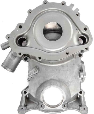 JEGS Pontiac V8 Timing Cover | Fits 1969-1977 301, 350, 400, And 455 Engines | Cast Aluminum | Includes Timing Cover, Backing Plate, And 2 Inserts in Kuwait