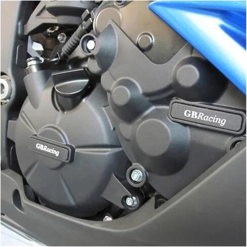 أغطية أجزاء توقيت المحرك لـ Kawasaki Ninja ZX-6R 2007-2024 محرك الدراجات النارية مضاد للتصادمات ومضاد للسقوط، غطاء حماية المحرك للمبتدئين (اللون: نسيج ألياف الكربون) in Kuwait