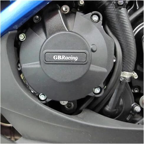 أغطية أجزاء توقيت المحرك لـ Kawasaki Ninja ZX-6R 2007-2024 محرك الدراجات النارية مضاد للتصادمات ومضاد للسقوط، غطاء حماية المحرك للمبتدئين (اللون: نسيج ألياف الكربون) in Kuwait