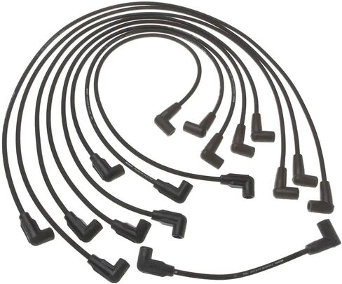 Rareelectrical New Rfi Suppression Spark Plug Wire Compatible With Chevrolet Gmc G30 Sportvan 8 Cyl 5.7L K2500 Base 8 Cyl 5.7L C1500 Suburban Base 8 Cyl 5.7L 1994-1995 By Ac9718d in Saudi Arabia