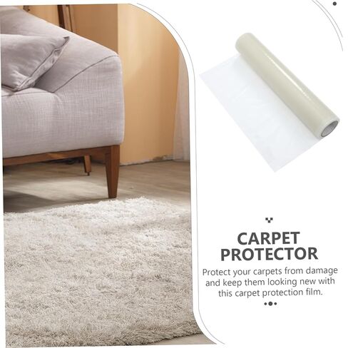 Clear Carpet Protection Film Self-Adhesive Protector Transparent Heavy-Duty for Area Rugs High Traffic Zones Easy Application Removal in Saudi Arabia