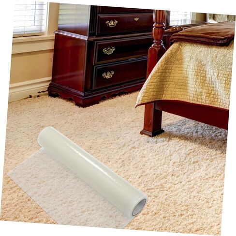 1roll Carpet Film Self-Adhesive for Temporary Floor Shielding and Scratch-Resistant Carpet Protector for Home and Commercial Use in Saudi Arabia