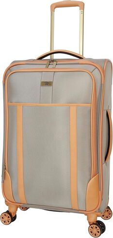 Dockers Seahorse Softside Expandable 8-Wheel Spinner Travel Checked Luggage, 3-Piece Set, New British Khaki in Saudi Arabia