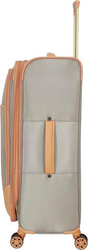Dockers Seahorse Softside Expandable 8-Wheel Spinner Travel Checked Luggage, 3-Piece Set, New British Khaki in Saudi Arabia
