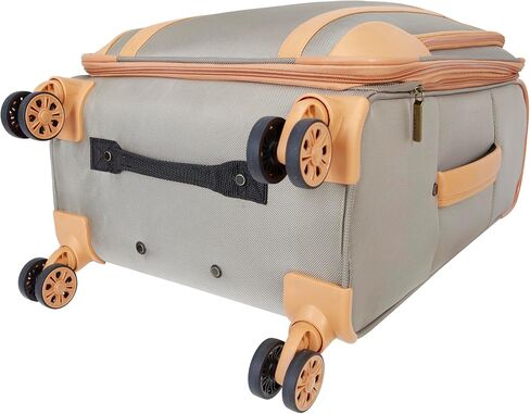 Dockers Seahorse Softside Expandable 8-Wheel Spinner Travel Checked Luggage, 3-Piece Set, New British Khaki in Saudi Arabia