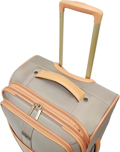 Dockers Seahorse Softside Expandable 8-Wheel Spinner Travel Checked Luggage, 3-Piece Set, New British Khaki in Saudi Arabia