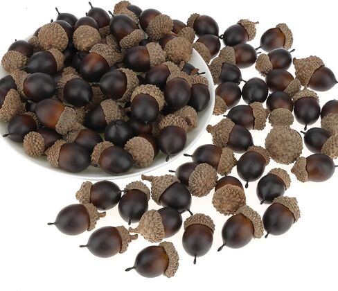 جريسورث 50 قطعة من الجوز الاصطناعي الواقعي لتزيين المنزل والمنزل والمطبخ والحفلات والطعام نموذج لعبة in Saudi Arabia