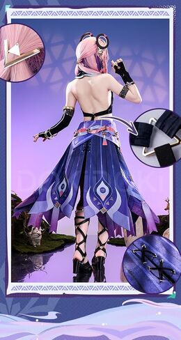 KIRA KIRA Genshin Citlali Cosplay Costume Luminous Doki-SR Game Genshin Natlan Citlali Halloween Costume Outfits in Saudi Arabia