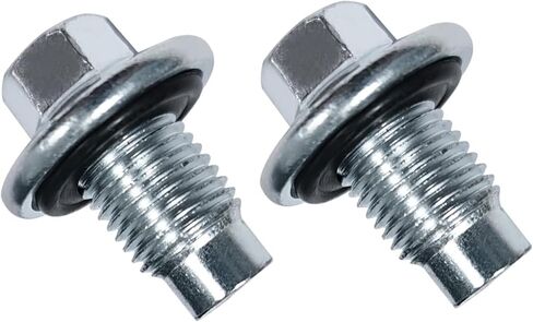 زيت المحرك قابس التصريف الترباس M14x1.5 6506214AA 6507741AA لـ 2003-2020 كرايسلر دودج جيب 2 PACK in Kuwait