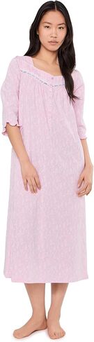 Eileen West womens Cotton Knit 3/4 Sleeve Nightgown in Saudi Arabia