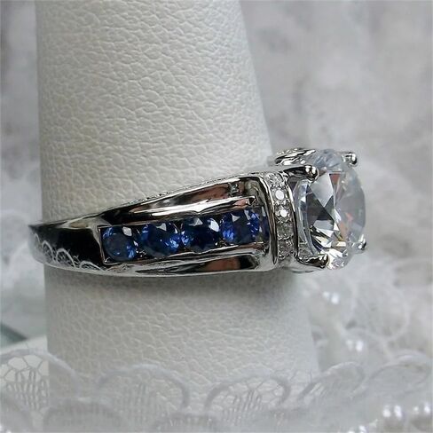 Trendy Bright Zirconia Rings for Women Luxury Engagement Ceremony Accessories Jewelry in Saudi Arabia