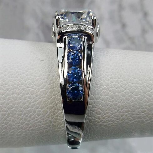 Trendy Bright Zirconia Rings for Women Luxury Engagement Ceremony Accessories Jewelry in Saudi Arabia