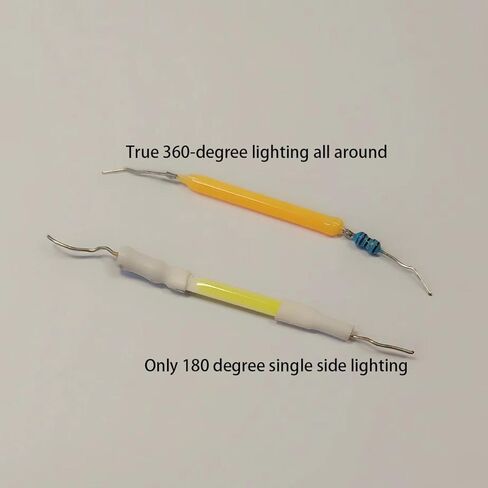4 قطع LED سيارة اكليل قبة الضوء الداخلي 31 مم 36 مم 39 مم 41 مم COB خيوط قراءة خريطة مصابيح الباب، مصابيح إضاءة الثلاجة، مصابيح إضاءة الثلاجة RV (أبيض، 41 مم) in Kuwait