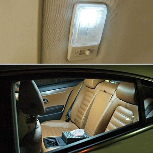 4 قطع LED سيارة اكليل قبة الضوء الداخلي 31 مم 36 مم 39 مم 41 مم COB خيوط قراءة خريطة مصابيح الباب، مصابيح إضاءة الثلاجة، مصابيح إضاءة الثلاجة RV (أبيض، 41 مم) in Kuwait