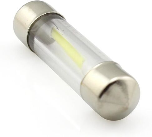 4 قطع LED سيارة اكليل قبة الضوء الداخلي 31 مم 36 مم 39 مم 41 مم COB خيوط قراءة خريطة مصابيح الباب، مصابيح إضاءة الثلاجة، مصابيح إضاءة الثلاجة RV (أبيض، 41 مم) in Kuwait