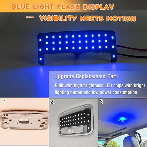 ZDEEROTO Interior LED Light Kit - 6000K Super Bright Blue LED Map/Dome Lights, Adjustable Brightness Bulb Kit for Toyota Tacoma｜for 4Runner｜for FJ Cruiser｜for Rav4｜Prius｜Corolla in Saudi Arabia