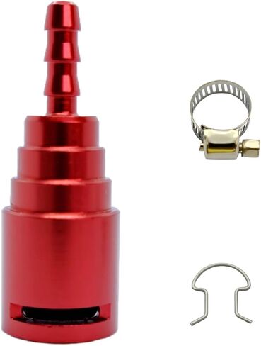 Upgraded Aluminum Alloy Fuel Filter Return Line Connector – Replaces HC3Z-9A564-A, Compatible with Ford 6.7L Powerstroke Diesel 2017-2020 (Red) in Kuwait