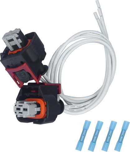 طقم موصل ضفيرة حاقن PT3739 قطعتان - متوافق مع Chevy GM 2017-2024 Duramax L5P 6.6L V8 - يستبدل OEM 19368140 in Kuwait