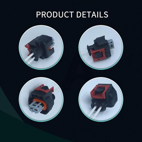 طقم موصل ضفيرة حاقن PT3739 قطعتان - متوافق مع Chevy GM 2017-2024 Duramax L5P 6.6L V8 - يستبدل OEM 19368140 in Kuwait