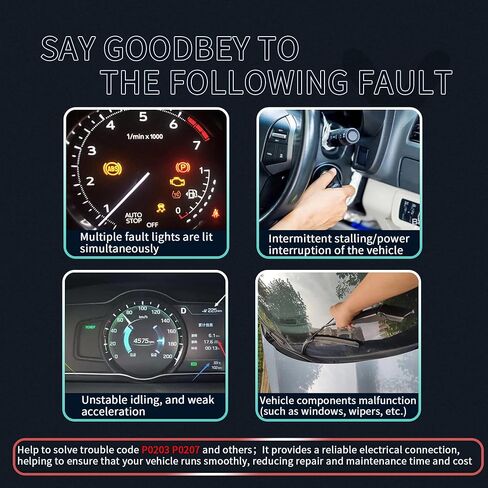 طقم موصل ضفيرة حاقن PT3739 قطعتان - متوافق مع Chevy GM 2017-2024 Duramax L5P 6.6L V8 - يستبدل OEM 19368140 in Kuwait